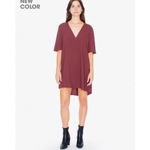 American apparel crepe dress NWT